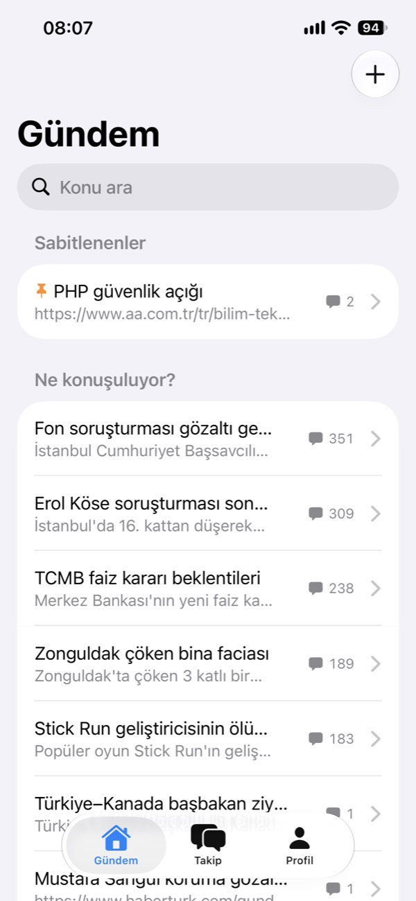 Gündem: şu an en çok konuşulan konular